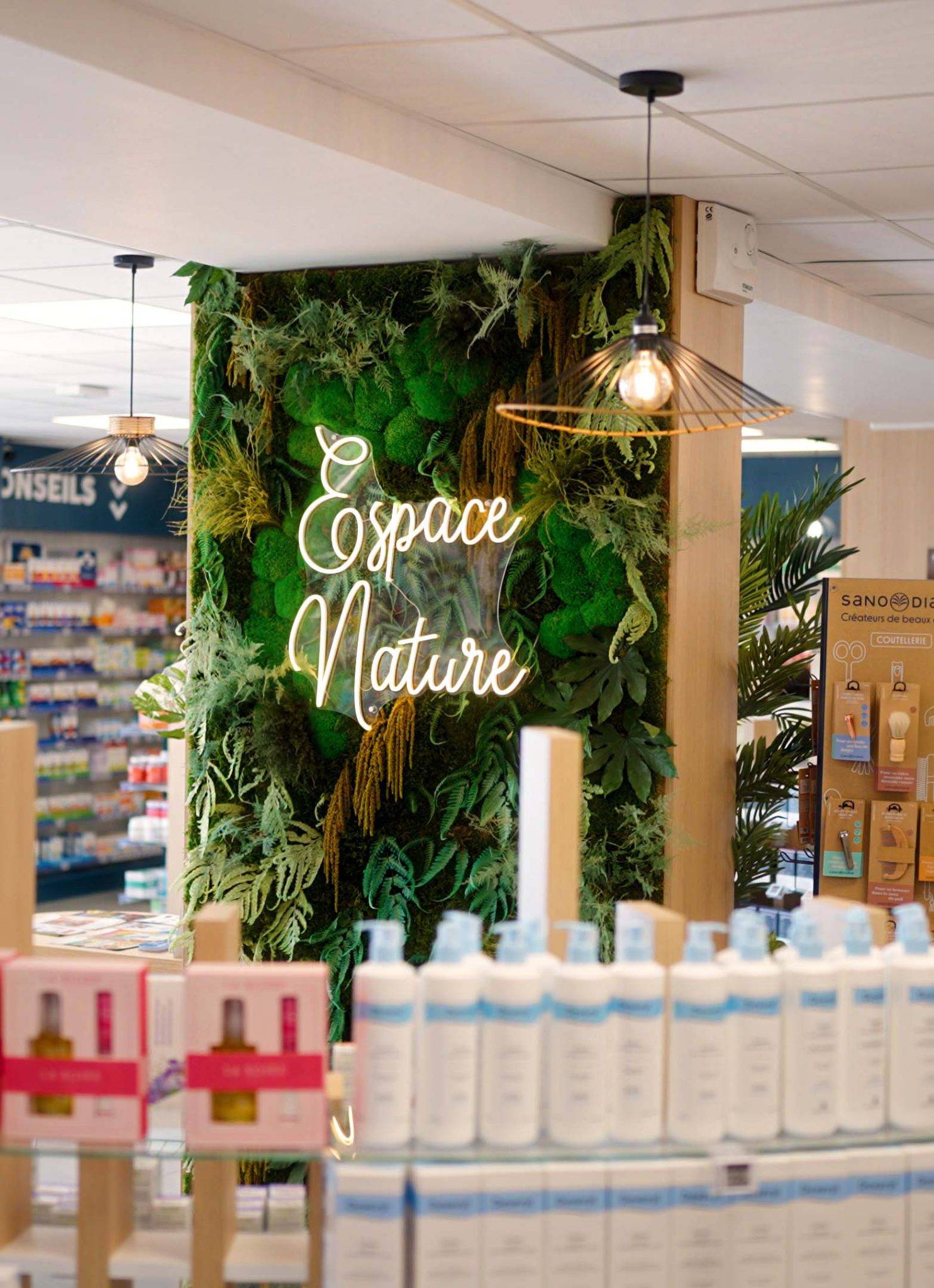 Mur vegetal -neon